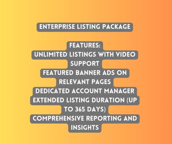 Enterprise Listing Package