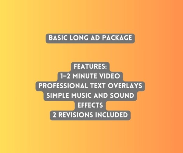 Basic Long Ad Package